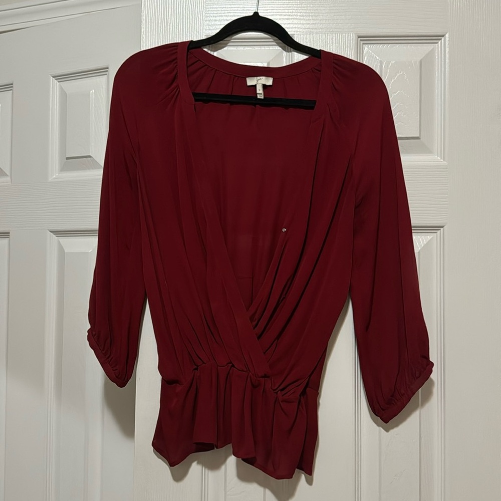 Joie Rusty Red Blouse